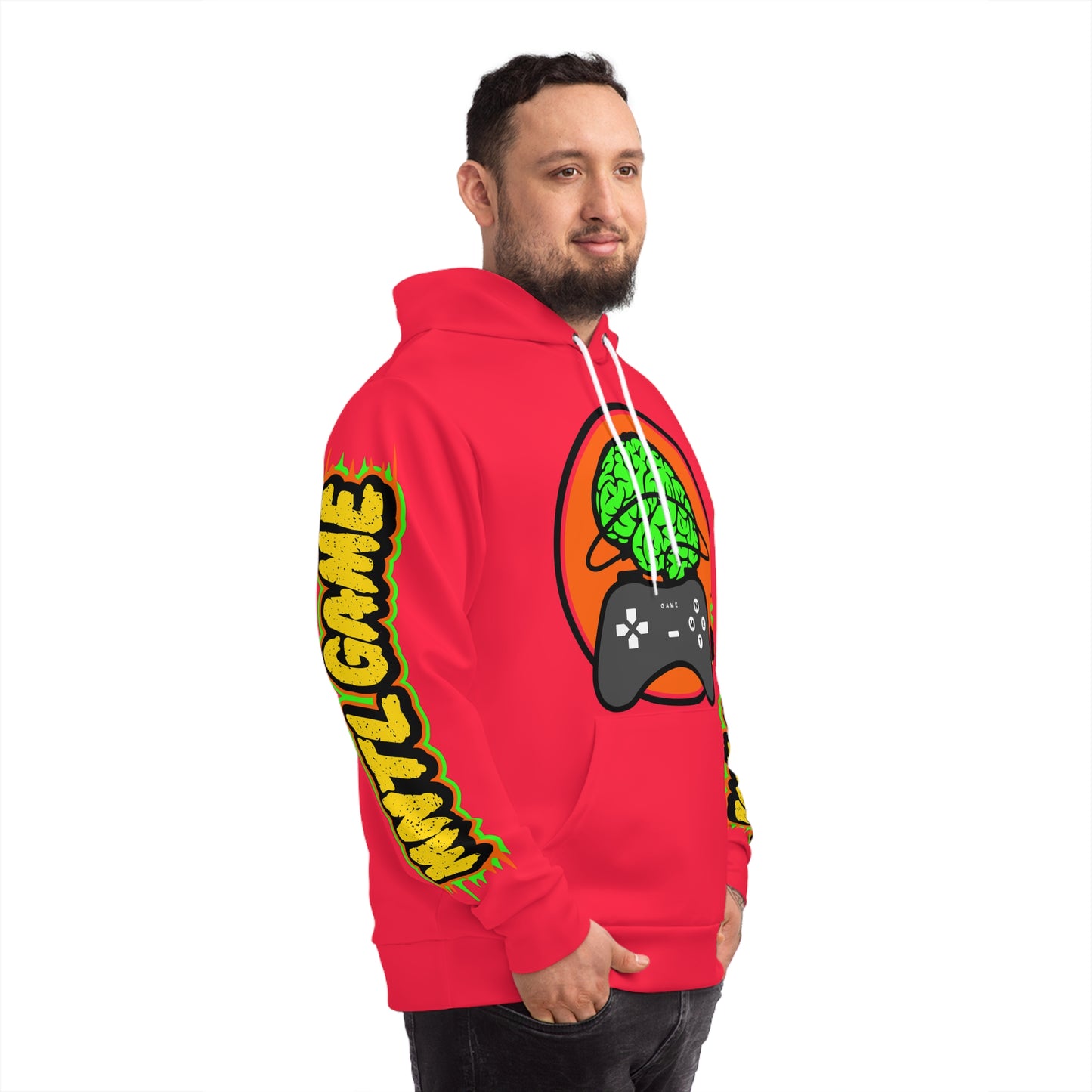 AOP "Plugg'd In" Hoodie (Infrared)