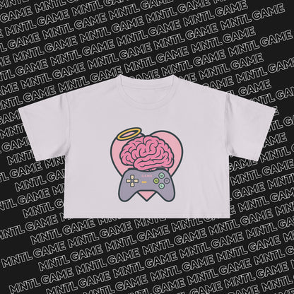 Gamer Heart Crop Tee — She's So MNTL