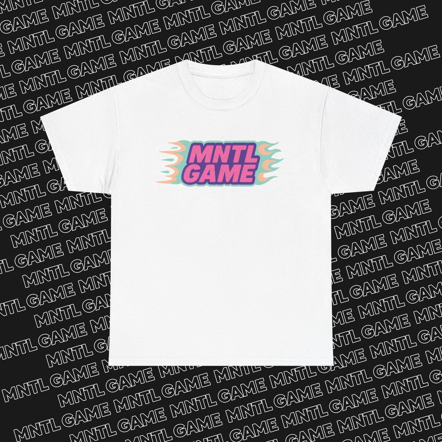 Flame Retro Neon Tee - She's So MNTL