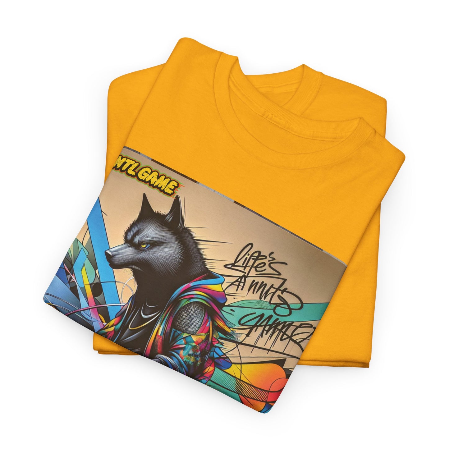 MNTL Game Wolf Graffiti Tee