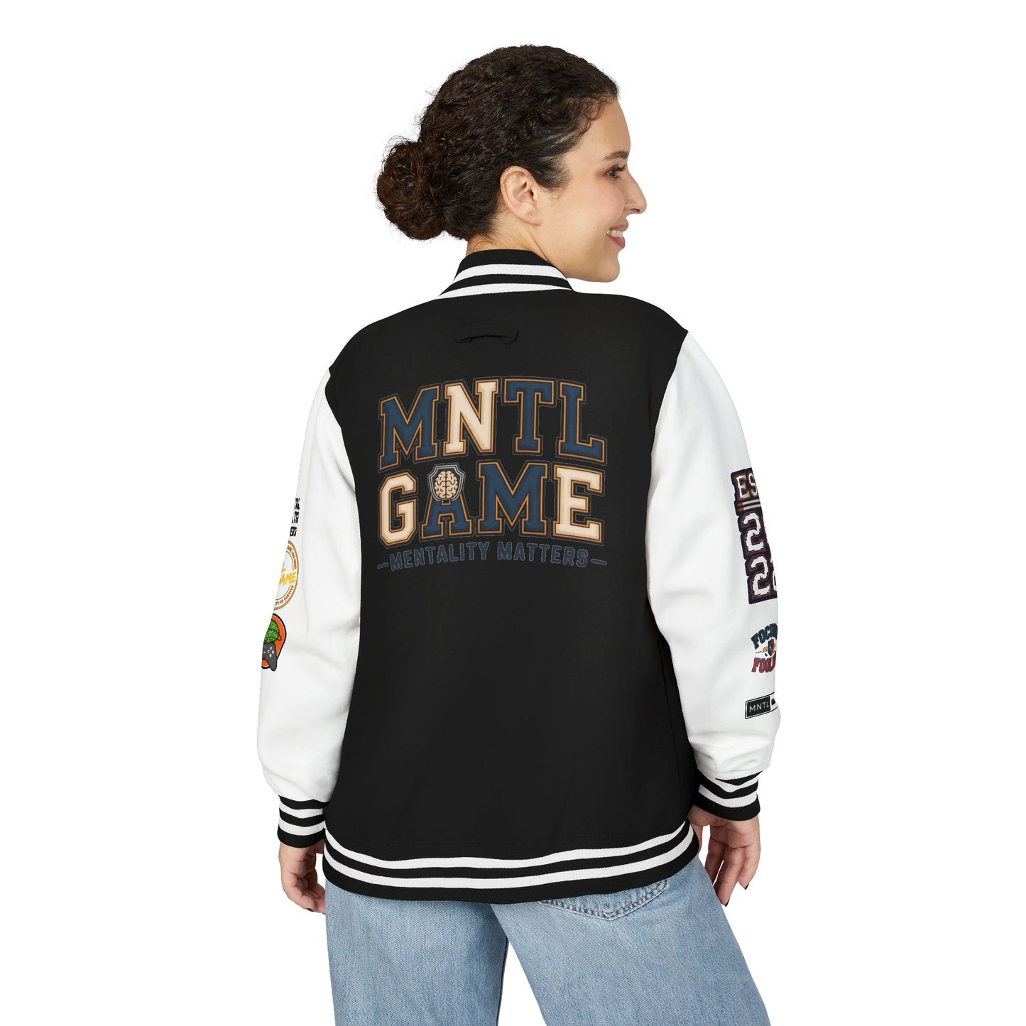 Letterman Jacket - MNTL Game Design - Mental Heath Matters - New Growth Era
