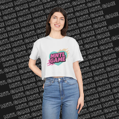 MNTL Game Crop Tee - She's So MNTL