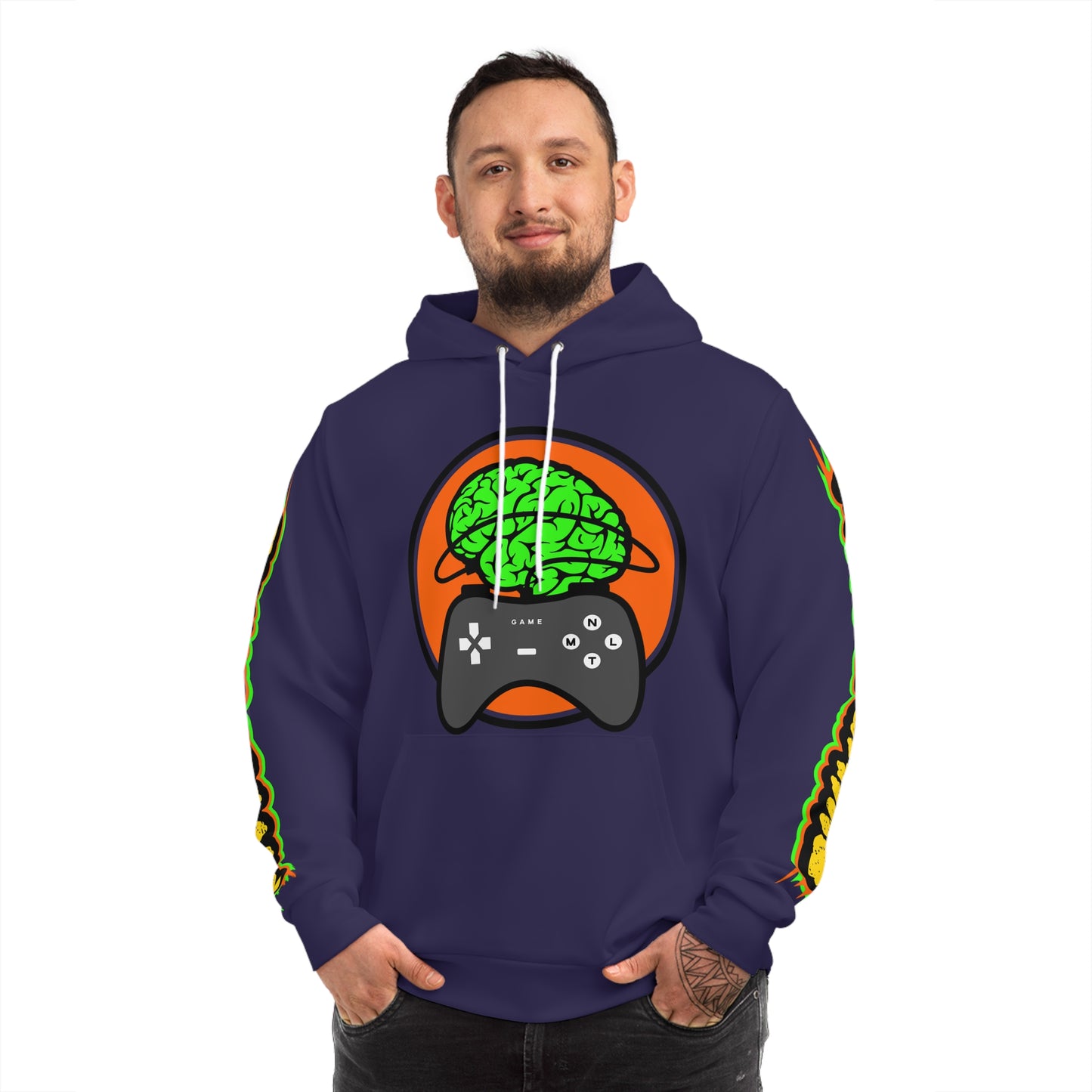 AOP "Plugg'd In" Hoodie (Purple)