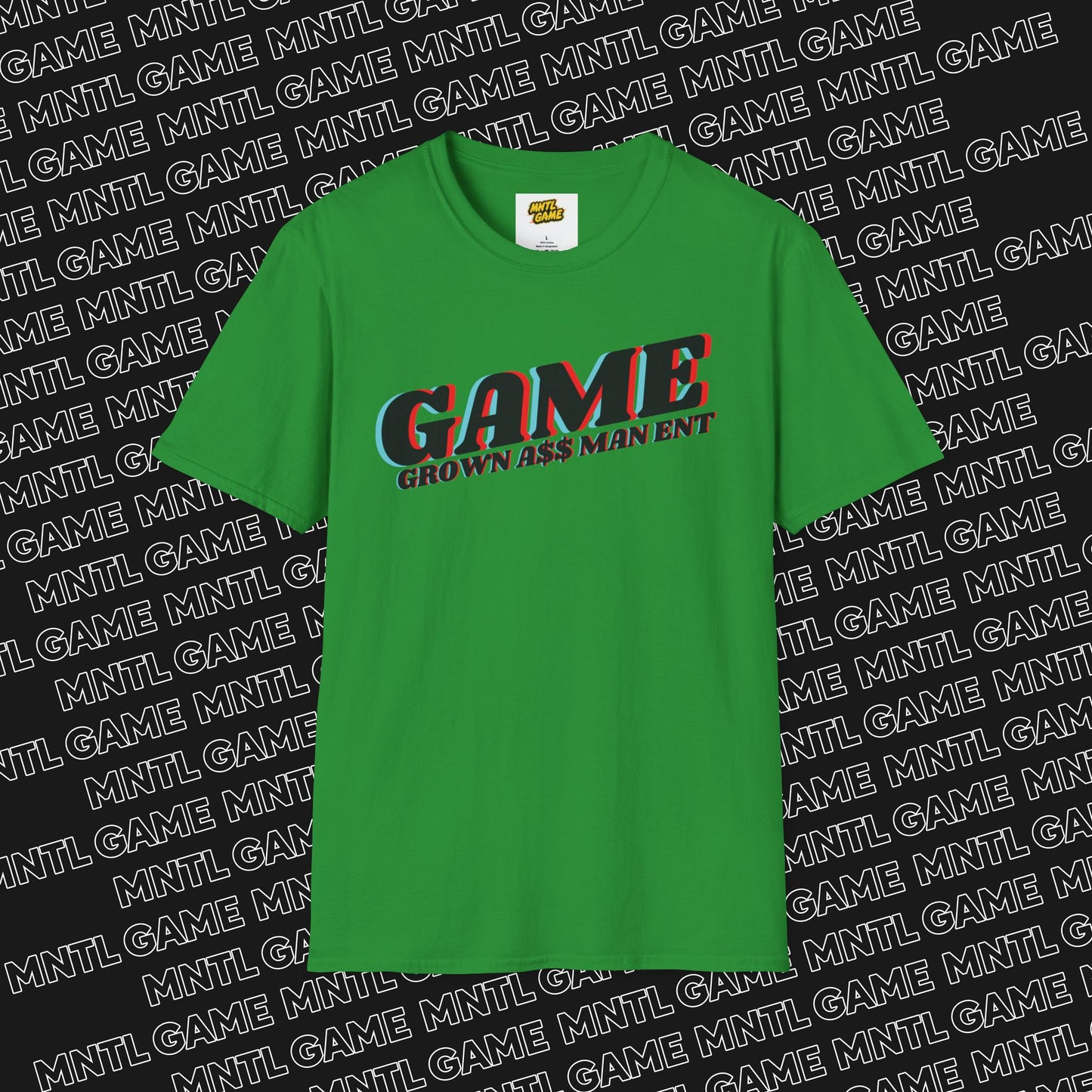 T-Shirt - GAME, Grown A$$ Man Ent Design