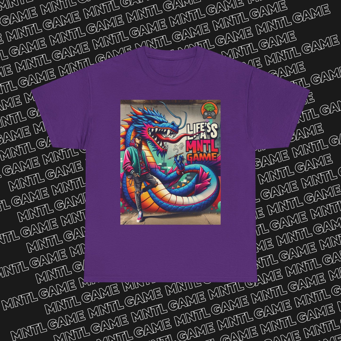 MNTL Game Dragon Graffiti Tee