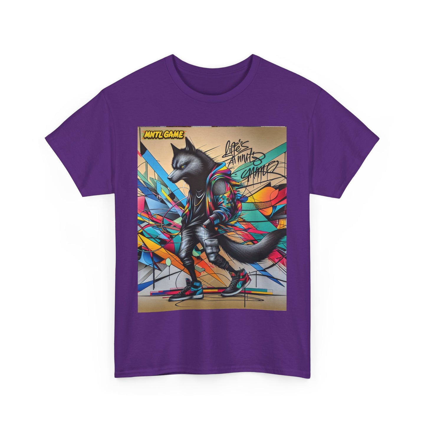 MNTL Game Wolf Graffiti Tee