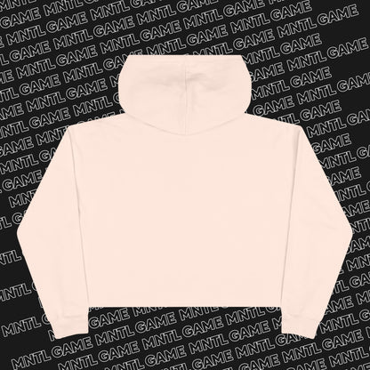 MNTL Game Heart Crop Hoodie -- She's So MNTL