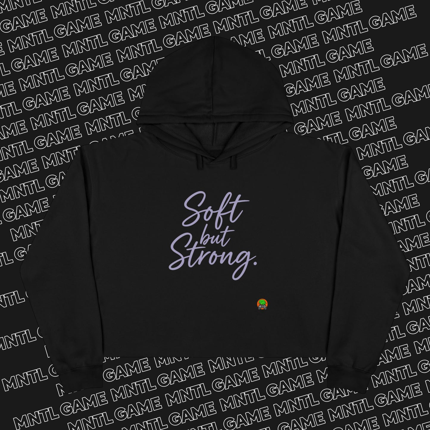 Soft But Strong Cropped Hoodie — She's So MNTL