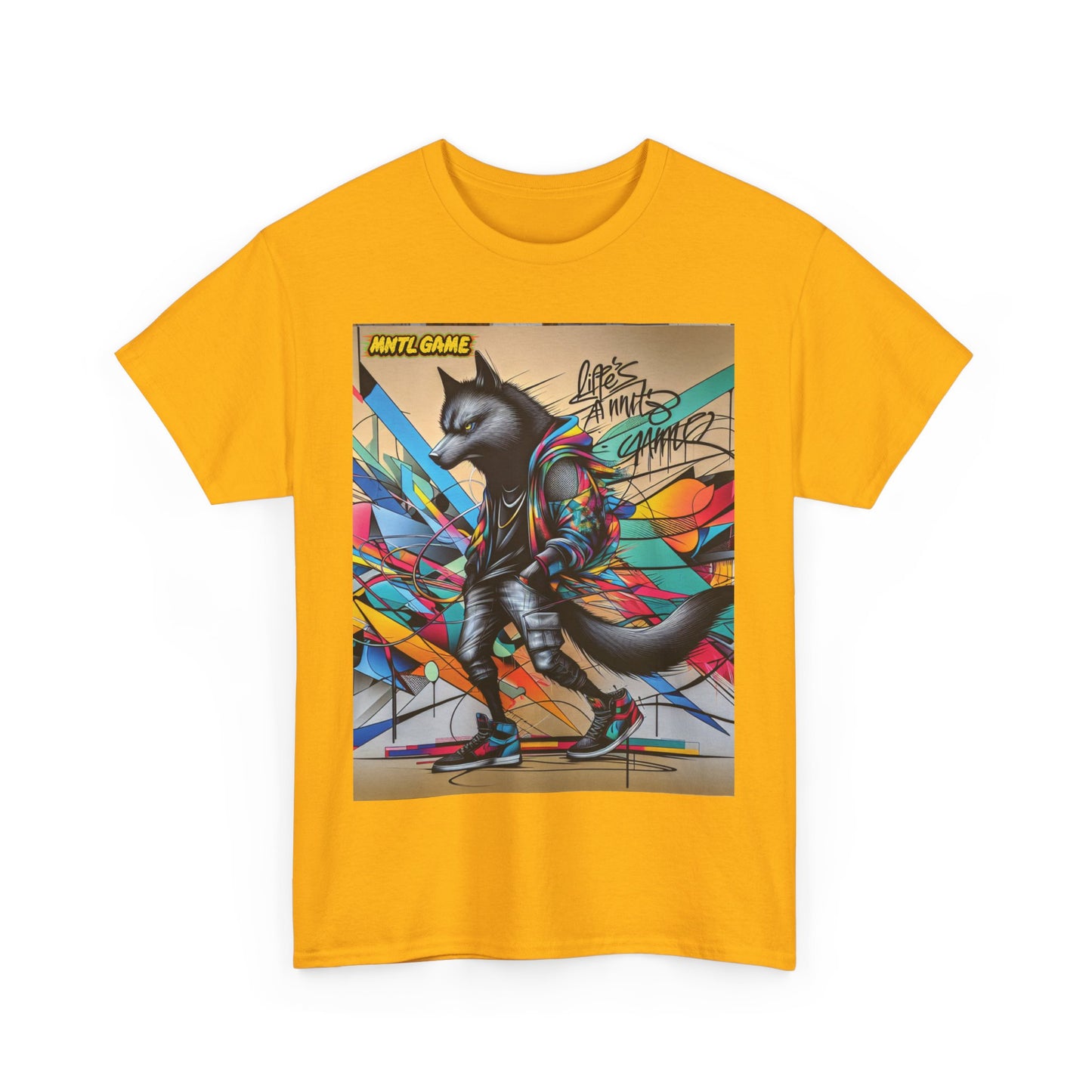 MNTL Game Wolf Graffiti Tee