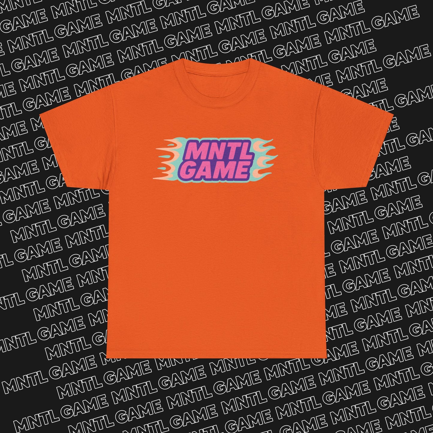 Flame Retro Neon Tee - She's So MNTL