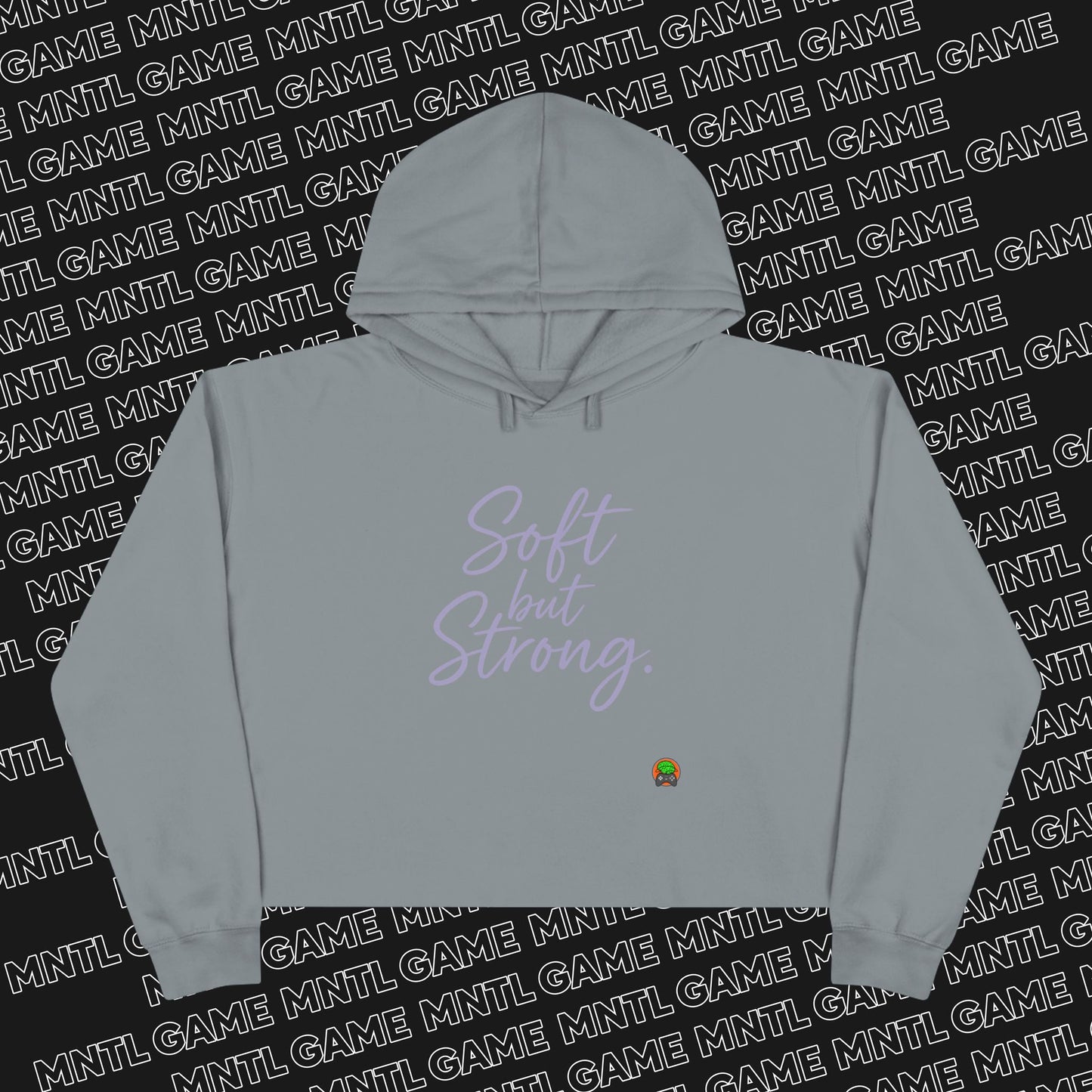 Soft But Strong Cropped Hoodie — She's So MNTL