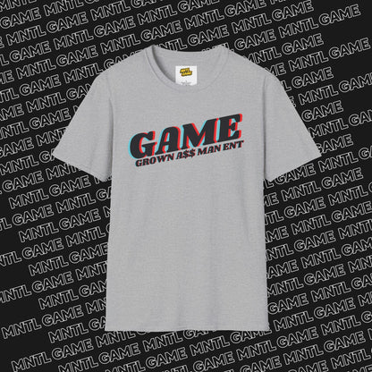 T-Shirt - GAME, Grown A$$ Man Ent Design