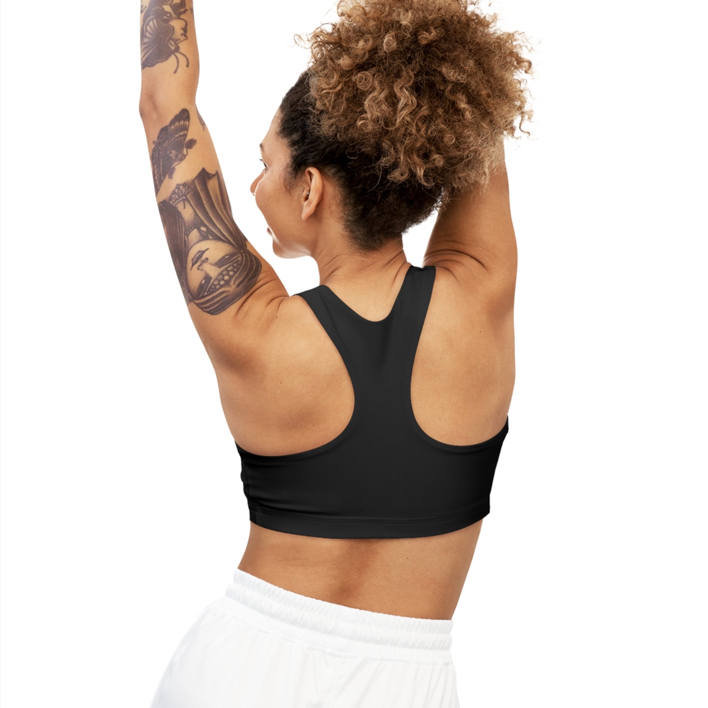 Seamless Sports Bra (Black)