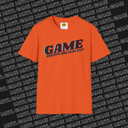 T-Shirt - GAME, Grown A$$ Man Ent Design