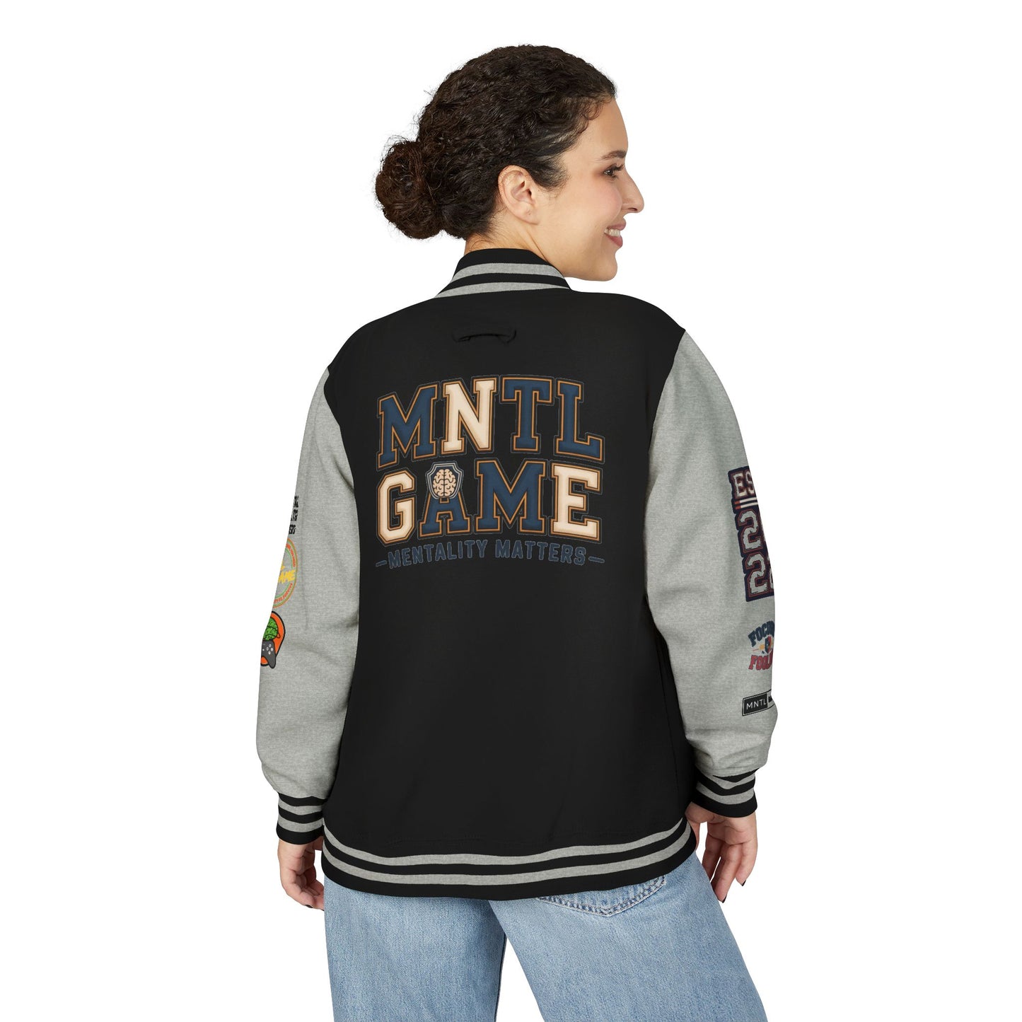 Letterman Jacket - MNTL Game Design - Mental Heath Matters - New Growth Era