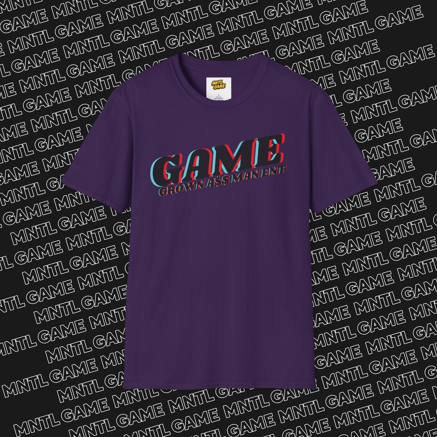 T-Shirt - GAME, Grown A$$ Man Ent Design