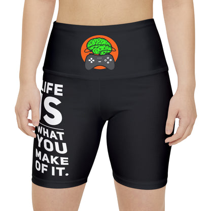 Women's MNTL Workout Shorts (AOP)