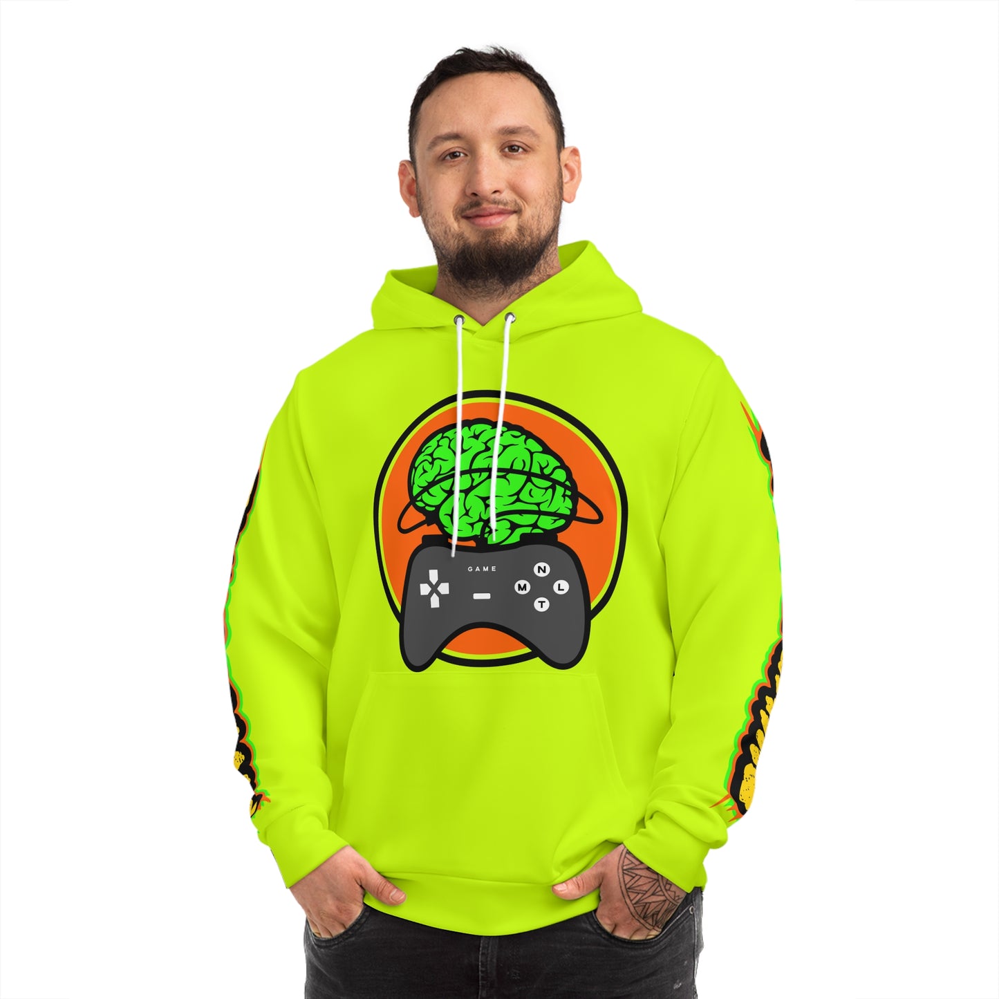 AOP "Plugg'd In" Hoodie (Bolt)