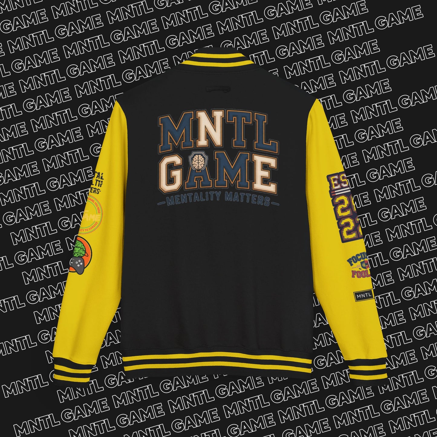Letterman Jacket - MNTL Game Design - Mental Heath Matters - New Growth Era