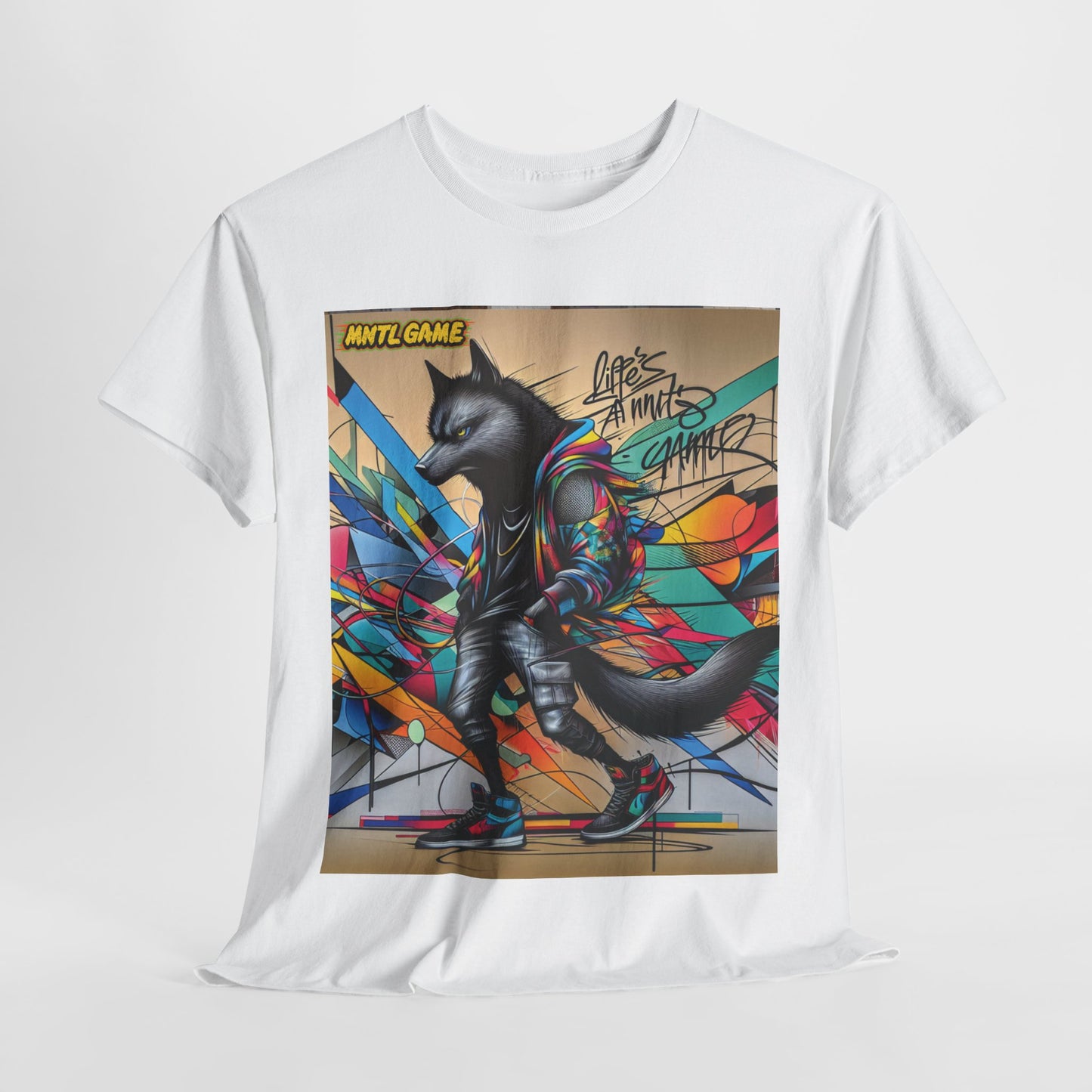 MNTL Game Wolf Graffiti Tee