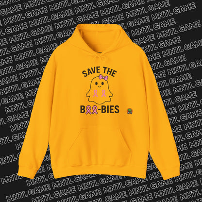 Hoodie Save the Boo-Bies Breast Cancer Awareness Ghost