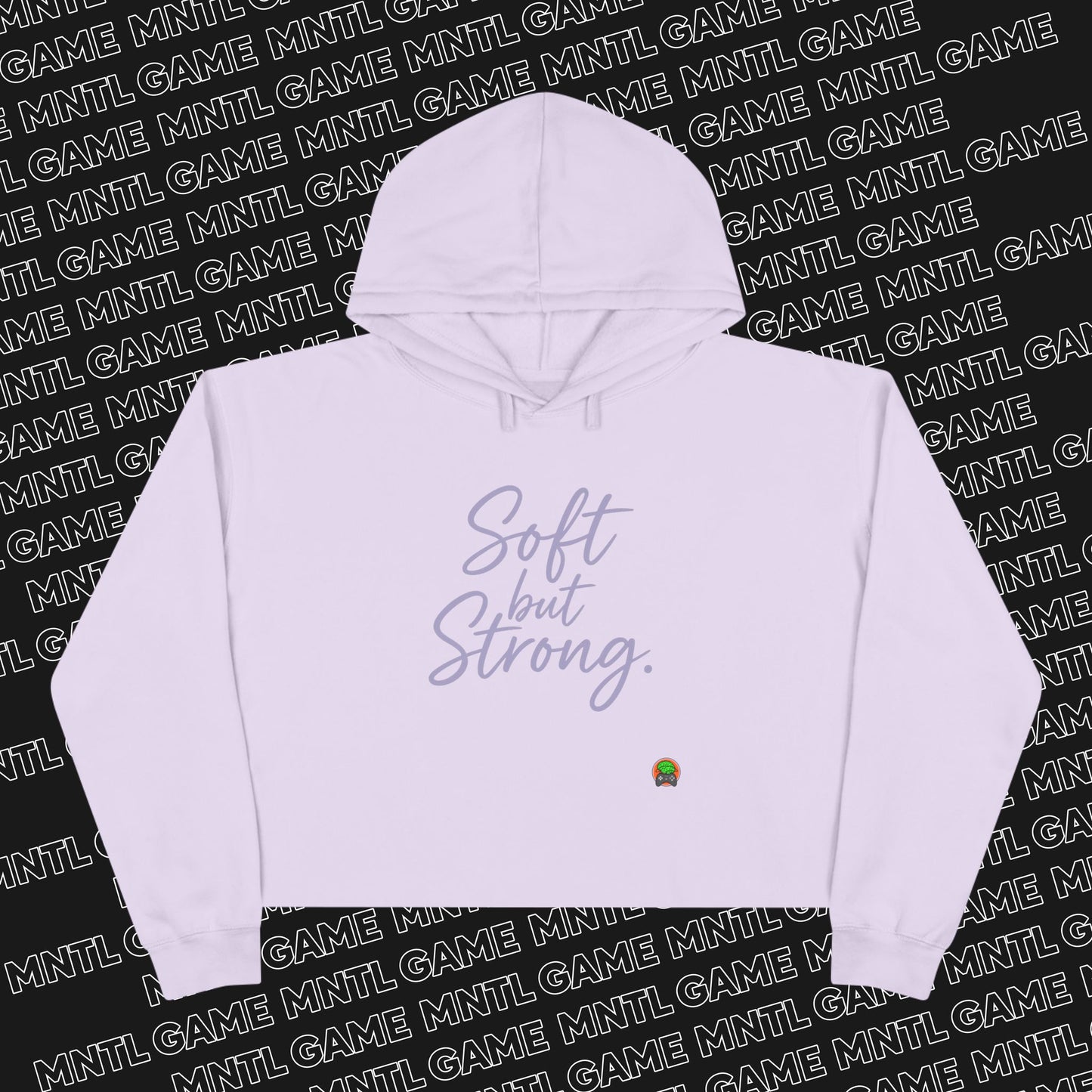Soft But Strong Cropped Hoodie — She's So MNTL