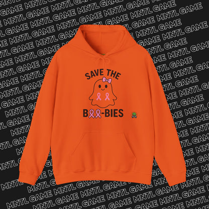 Hoodie Save the Boo-Bies Breast Cancer Awareness Ghost