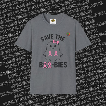 Breast Cancer Awareness Ghost Unisex T-Shirt