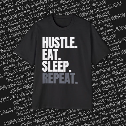 Hustle Motivation Oversized Tee