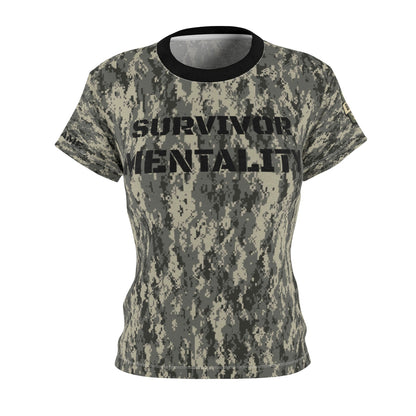 Women's Digi Camo Survivor Mentality AOP Cut