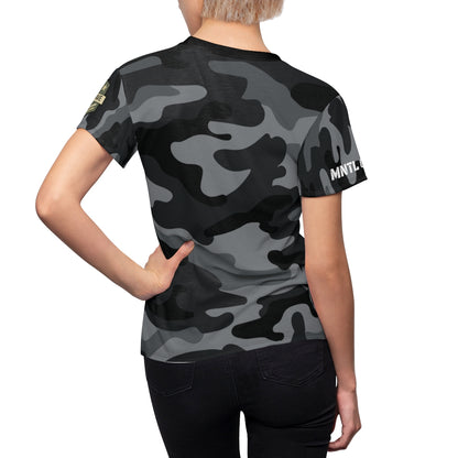 Women's Camo Survivor Mentality AOP Cut