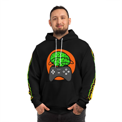 AOP "Plugg'd In" Hoodie (Blac)