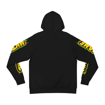 AOP "Plugg'd In" Hoodie (Blac)