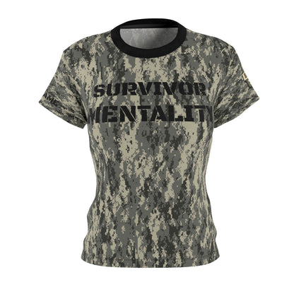 Women's Digi Camo Survivor Mentality AOP Cut