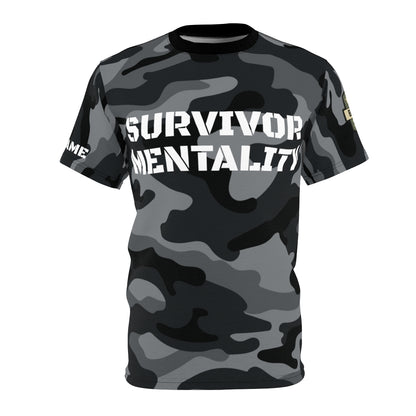 Camo Survivor Mentality AOP Cut